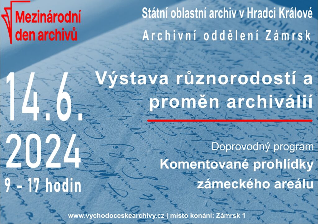 Státní oblastní archiv v Hradci Králové – Archivní oddělení Zámrsk